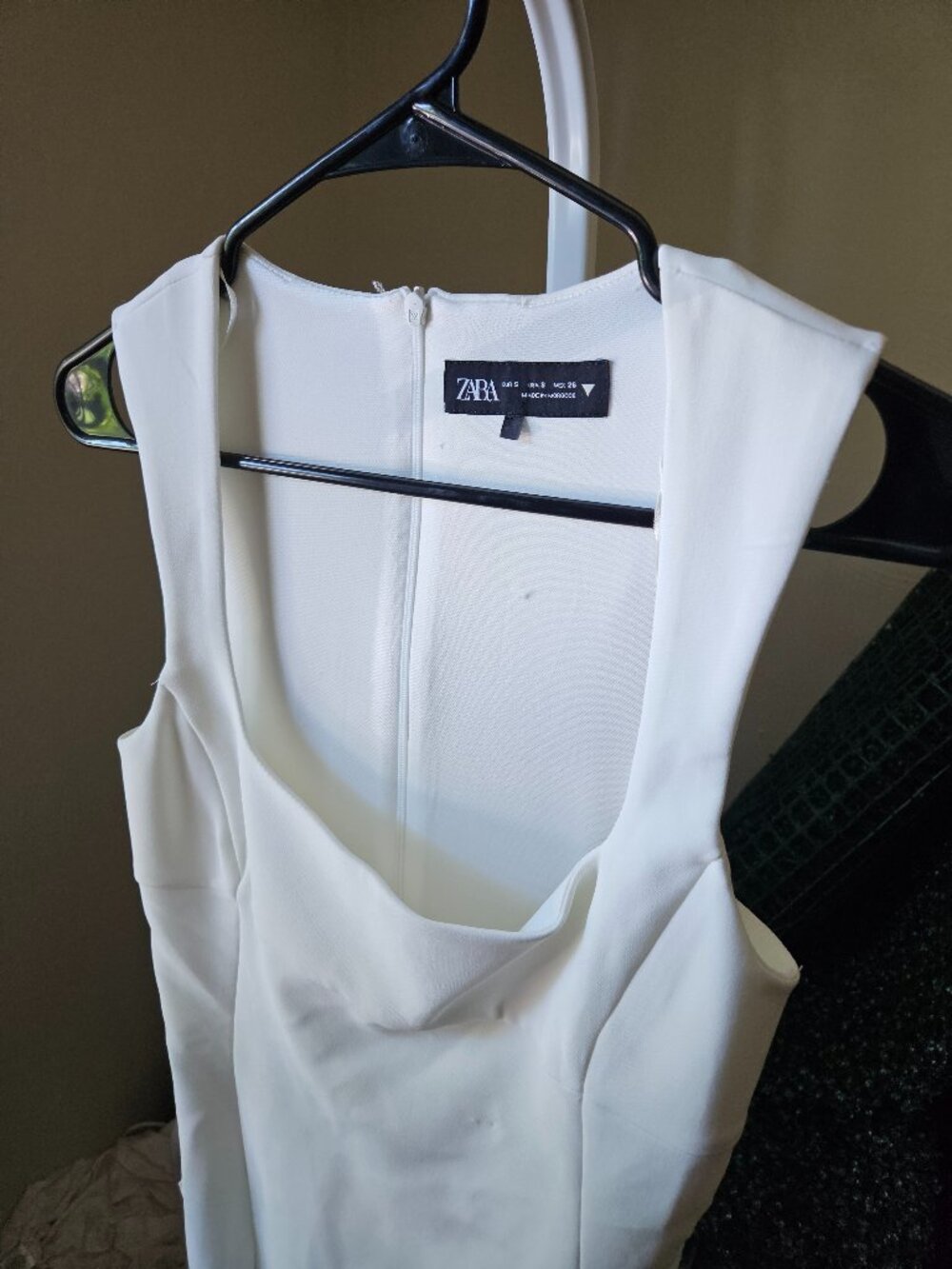 Zara square neck mini dress S (See description)